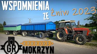 Wspomnienie z Wakacji w GR MOKRZYN 🌾 Żniwa 2023 - ZTS w Transporcie, MEGA TRANSPORTY ✔ Bronczek