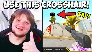 USE S1MPLE'S NEW OP CROSSHAIR!! M0NESY IMPOSSIBLE 1 TAP! CSGO Twitch Clips