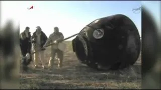 Raw Video: Successful Landing for Soyuz Capsule