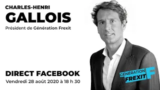 Direct Facebook sur le lancement du site de Génération Frexit