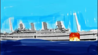 britannic explosion from boiler room view