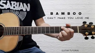 PART 1:    BAMBOO - I CAN'T MAKE YOU LOVE ME   I   Live on The BUZZ   I   GUITAR TUTORIAL