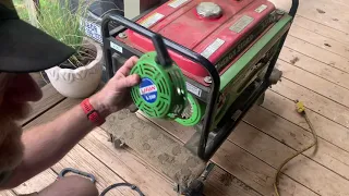 DIY - Start a generator with a broken pull rope