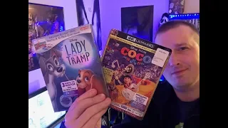 Coco 4K Blu-ray  Ultimate Collector’s Edition - Lady And The Tramp Target Exclusive Digibook Unboxi