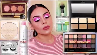 TESTING NEW RANDOM MAKEUP & BRUSHES: DRUGSTORE, HIGH END, TJMAXX + MORE! | JuicyJas