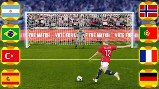 COMEÇA O CAMPEONATO DE PENALTIS DE SELEÇÕES!! PES 2021