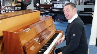 John Broadwood & Sons Upright Piano | Polished Mahogany | Used | Rimmers Music Bolton Store