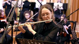 В.Моцарт  Концерт для флейты и арфы с оркестром до мажор               KV 299 (2 часть)