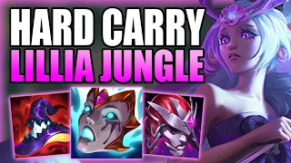 THIS IS HOW YOU CAN EASILY HARD CARRY GAMES WITH LILLIA JUNGLE! - Gameplay Guide League of Legends