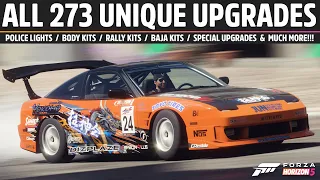 Forza Horizon 5 - ALL 273 UNIQUE UPGRADES FOUND IN FORZA HORIZON 5!!!