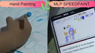 Kids Painting Eps. 37 "MLP SpeedPaint vs Hand Painting"