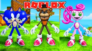 Débloquer un SONIC à 2 TÊTES, MOMMY Sonic, FREDDY Sonic.. (Find the Sonic Morphs Roblox)