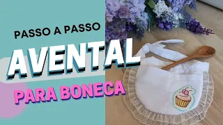 [Passo a Passo] Roupa de boneca um avental