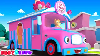 Wheels On The Ice Cream Truck + More Fun Nursery Rhymes And Cartoon Videos