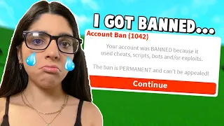I Got BANNED From Bloxburg! *PERMENENTLY?* (Roblox)