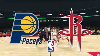 Indiana Pacers Vs Houston Rockets Highlights - 12th August 2020 - NBA 2K20