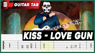 【KISS】[ Love Gun ] cover by Masuka | LESSON | GUITAR TAB