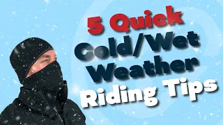 5 Quick Tips for Cold or Wet Weather Riding! #mtb