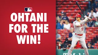 The Angels were down to their last out when Ohtani went deep for the lead!