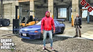 FORKLIFT JOBS!| LET'S GO TO WORK| (GTA 5 REAL LIFE MODS) R32 T-GT WHEEL