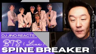 DJ REACTION to KPOP - BTS SPINE BREAKER LIVE PERFORMANCE