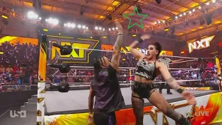 Rhea Ripley having a little fun and High Five Damian Priest on NXT 10.18.22