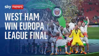 West Ham beat Fiorentina in Europa Conference League final