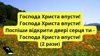 Господа Христа впусти /КАРАОКЕ