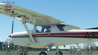 Cessna 152:  Pre-Flight Inspection, Engine Start and Shutdown