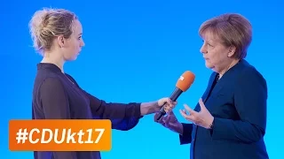 Angela Merkel im CDU.TV-Interview zur Bundesvorstandsklausur