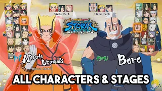 Naruto Storm Connections All Characters & Stages (4K 60FPS) [PS5]