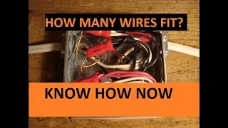 How Many Wires Fit in a Junction Box?