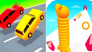 Long Neck Run vs Shape Shifting - All Levels Satisfying Mobile Games / Update