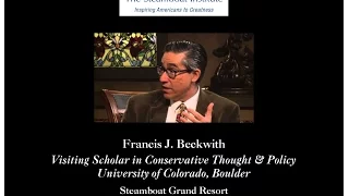 Steamboat Institute Speaker Series Francis Beckwith