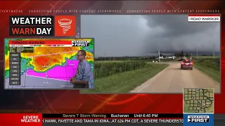 7/14/21 Historic Iowa Tornado Outbreak - Live TV Coverage 6:30pm - 7:30pm