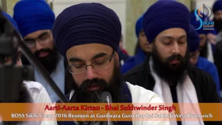 Aarti-Aarta Kirtan - Bhai Sukhwinder Singh - BOSS Sikhi Camp 2016 Reunion