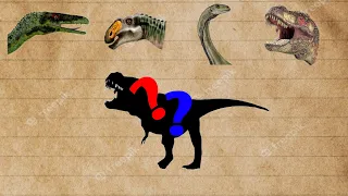 DINOSAURS TYRANNOSAURUS REX PUZZLE CUTE ANIMALS  | 귀여운 동물 공룡, 티라노사우르스 렉스 퍼즐