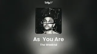 As You Are - The Weeknd |Es-En| Lyrics