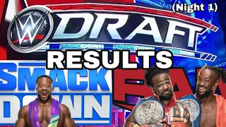 WWE DRAFT 2020 RESULTS! Night 1 from Smackdown