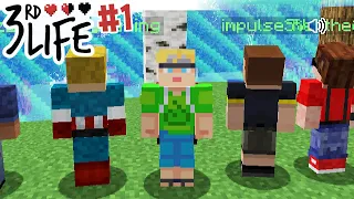 First Death Is My Fault? | Minecraft 3rd Life SMP #1