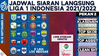 Link Streaming, Jadwal Baru Liga 1 Indonesia 2021 pekan 2 live Indosiar Hari Ini, Klasemen Terbaru