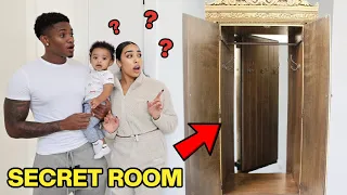 WE FOUND A SECRET DOOR IN OUR NEW HOUSE!