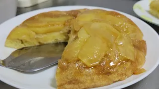 【家カフェ】タルトタタン ホットケーキミックスで簡単 リンゴの甘みが凝縮