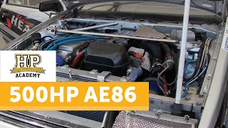 AE86 Endurance Build | Turbocharged 500HP 3S-GE Conversion [#TECHTALK]