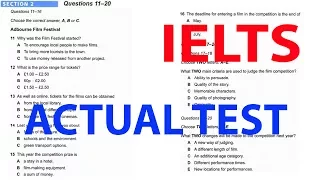 IELTS LISTENING PRACTICE TEST 2017 WITH ANSWERS and AUDIOSCRIPTS | IELTS ACTUAL TEST 86