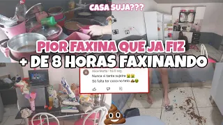 CANSEI !!! 15 DIAS SEM LIMPAR- ESTAVA UM NOJO   🤢 🤮 (Part.1)