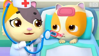 Bayi Kucing Timi Tidak Takut Minum Obat | Lagu Kebiasaan Baik Anak | BabyBus Bahasa Indonesia