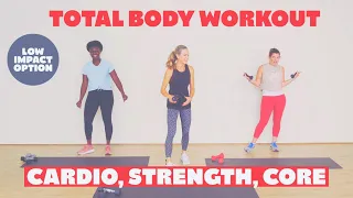 Intermediate/advanced total body resistance and cardio workout