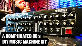 A complicated 1980's kit to build a whole vocoder! POWERTRAN ETI VOCODER