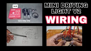 PAANO MAG WIRING NG MINI DRIVING LIGHT V2 | BASIC WIRING OF MINI DRIVING LIGHT V2